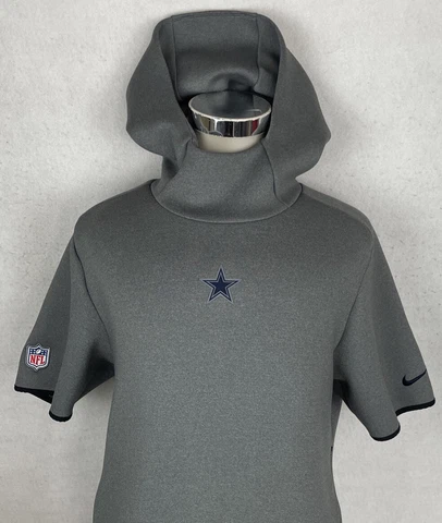Dallas Cowboys Sideline Repel Nike On Field Short Sleeve Hoodie Showout Medium Cover