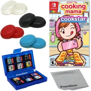 Cooking Mama: Cookstar (Nintendo Switch) 8 Daumengriffe, Spielkartenhalter & Tuch - Bild 1 von 7