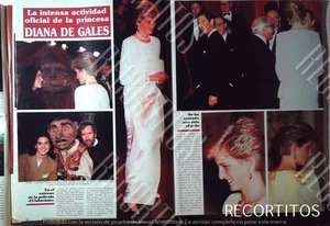 CLIPPING LADY DI DIANA DE GALES JENNIFER CONNELLY JIM HENSON EL LABERINTO DENTRO - Picture 1 of 2