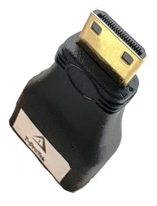 Mini HDMI (Typ C) Stecker auf HDMI (Typ A) Buchse für HDTV Adapter Anschluss - Bild 1 von 3