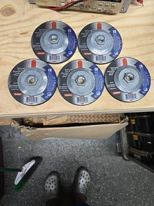 5 Stück Metabo Schleifscheibe 4-1/2"x1/4"x5/8"-11 Mengenrabatt verfügbar - Bild 1 von 5
