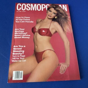 #A72 Cosmopolitan Magazine 1991 Claudia Schiffer Swimsuit Cover - Imagen 1 de 17