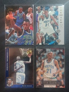 Kevin Garnett 1995-96 SP + Flair + Topps Gallery + SP Championship RC Lot - Bild 1 von 2