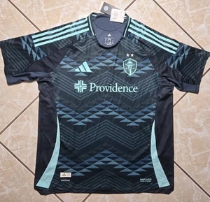 NWT Adidas Seattle Sounders 2025 Away Authentic MLS Soccer Jersey Mens XL $150 - Picture 1 of 15