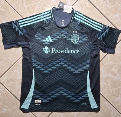 NWT Adidas Seattle Sounders 2025 Away Authentic MLS Soccer Jersey Mens XL $150 - Image 1 of 4