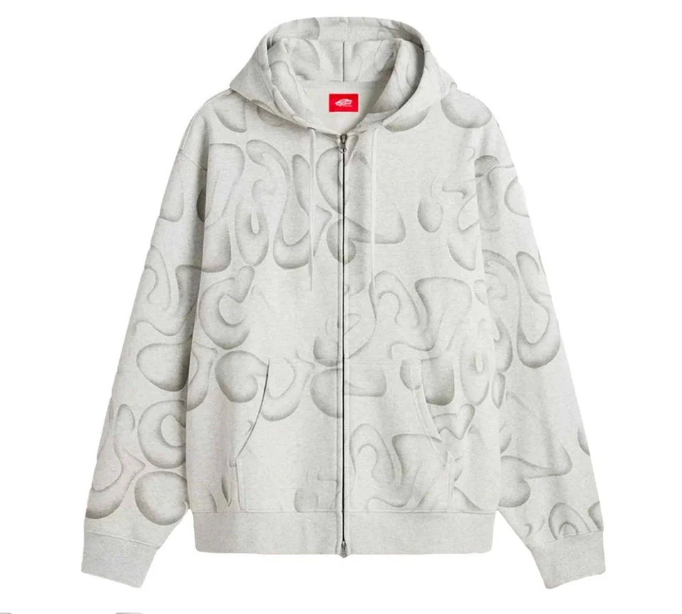 VANS SKATE SMOKEY ZIP HOODIE color-ASH HEATHER men’s Medium NWT - Image 1 of 4