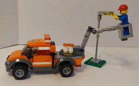 LEGO 60054.City: Light Repair Truck. Complete Set But Missing 1 Sticker.