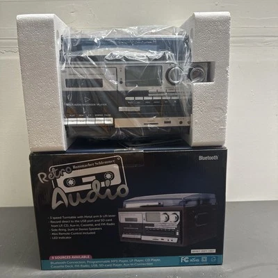 Hammacher Schlemmer Odyssey Retro Bluetooth Music Format Stereo Model ODY 1967 - Image 1 of 4