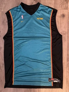 Ben Wallace Detroit Pistons Game Worn Warm Up Shirt NBA Jersey - Picture 1 of 6