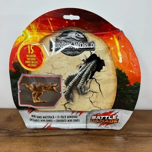 Mattel Jurassic World Battle Damage 15 Stück Mini Dino Set Exclusive Dinosaurs - Bild 1 von 11