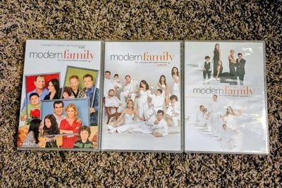Modern Family Seasons 1 2 3 DVD Lot ABC TV Comedy FAST SHIPPING Foto 1 de 4