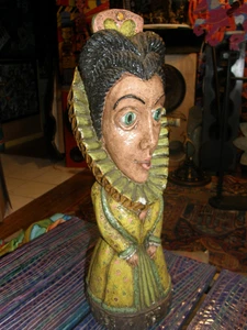 Die Königin der Herzen Kreide Ware Statue aus Alice im Wunderland - Bild 1 von 12