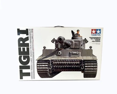 TAMIYA 1/16 #56009 RC German Tiger I Early Production Full Operation Model Kit - Image 1 of 4