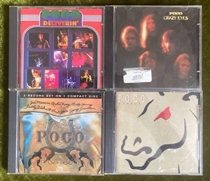 4 CDs from classic Country Rock band "Poco" - 1 Live, 2 Studio, 1 "Best of" - Picture 1 of 5