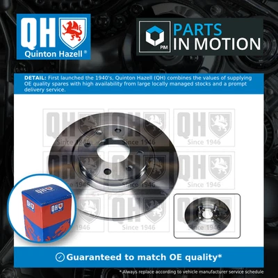 2x Brake Discs Pair Solid fits PEUGEOT 301 1.2 Front 2014 on HMZ(EB2F) 266mm Set - Image 1 of 4