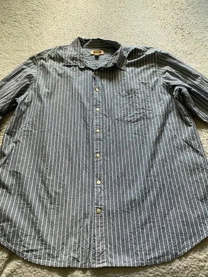 Foundry Men Striped Long Sleeve Button-Up Shirt Multicolor Size 2XLT - Image 1 of 4