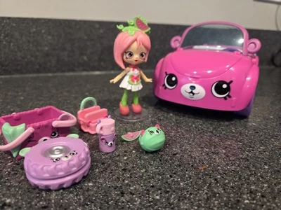 Shopkins Bearry Berry Fun Convertible Lil Shoppie Pippa Melon Picnic Petkins — 第 1/4 张图片