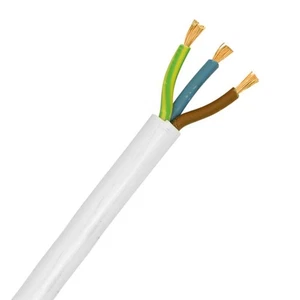 Cable De Luz Flexible De PVC Redondo De 1.25mm 3 Núcleos 3183Y 100 Metros - Picture 1 of 2