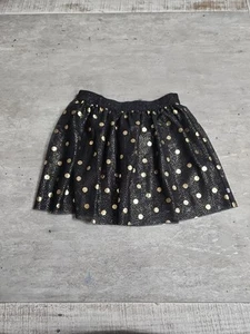 Kate Spade New York Skirt The Rules Kids Girls Black with Gold Dots 6x Dressy - Picture 1 of 7