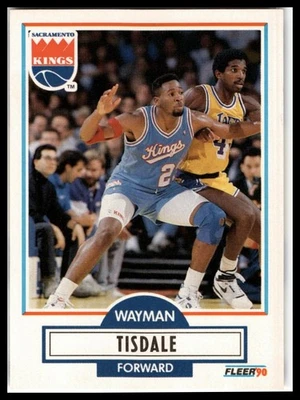 1990-91 Fleer #167 Wayman Tisdale - Image 1 of 2
