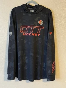 Men’s 2XL NWOT Ottawa Senators Fanatics Authentic Pro Locker Room Camo Hoodie - Picture 1 of 10