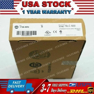New Factory Sealed 1746-NR4 SER B SLC 500 RTD Resistance PLC Module 1746NR4 - Picture 1 of 5