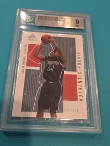 2002 SP Game Used DaJuan Wagner #106 #/900 Rookie Card BGS 9 - Picture 1 of 4
