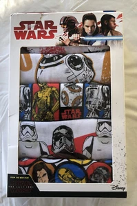 Disney Star Wars Boys Briefs The Last Jedi 5 Pairs Size 8 New in Package - Picture 1 of 3