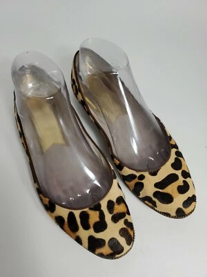 Zapatos planos sin cordones Michael Kors Chita patrón pelo de becerro ballet 8M Foto 1 de 4