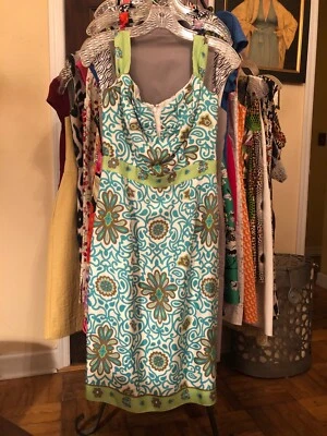 Bainha de seda Milly Of New York estampa múltipla - Nova sem etiquetas - Tamanho 4 - Imagem 1 de 4