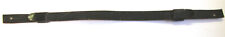 JUGULAIRE A COULISSE en cuir noir pour Képi - largeur 11mm - Année 40/50 - Lot 4