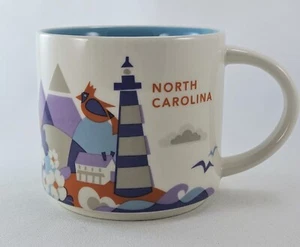 Starbucks 2017 YOU ARE HERE Collection NORTH CAROLINA 14 Ounce Coffee Tea Mug - Picture 1 of 7