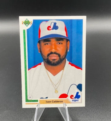 1991 Upper Deck Baseball # 786 Ivan Calderon Montreal Expos - Image 1 of 2