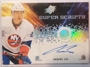 2021-22 Upper Deck SPx Super Scripts Anders Lee New york Islanders - D 1:43 Auto - Picture 1 of 2