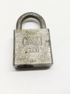 Candado de acero forjado sólido marca Yale Junior, único, cerrajero - Imagen 1 de 6