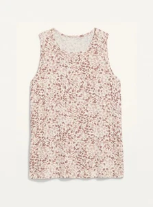 Old Navy Damen Luxe Leopardenmuster Ärmelloses T-Shirt Tank Top Gr. XXL oder 3X - Bild 1 von 6