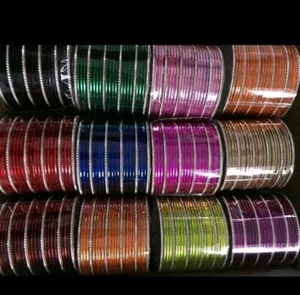 20 dozen (240 bangles) Indian Bangles in Sets For gift, favors, Mehndi, Eid - Picture 1 of 8