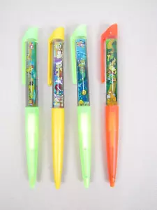 Rare The Simpsons Floating Pen Lot (4) Fox 2001 Vintage Bart Homer Lisa Marge - Picture 1 of 10