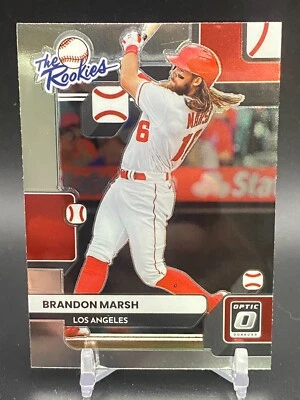 2022 Donruss Optic Brandon Marsh The Rookies Insert Los Angeles Angels - Image 1 of 2