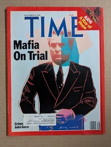 TIME magazine September 29, 1986 JOHN GOTTI Mafia On Trial ANDY WARHOL - Picture 1 of 6