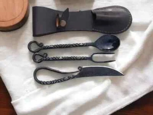 Hand Forged Antique Stylish Looking Eating Tools Cutlery Set Best For Dinning - Picture 1 of 7