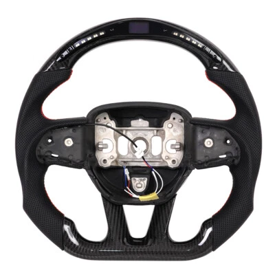 Carbon Fiber LED Lenkrad für Dodge Charger Chanllenger Hellcat SRT Durango 15-20 - Bild 1 von 4