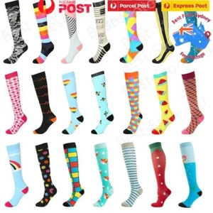 Compression Socks Women Men Adult Medical Nursing Travel Stocking Sport Running - Picture 1 of 91