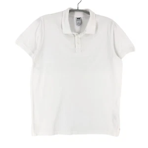 HELLY HANSEN Polo Neck T-Shirt Regular White Men Size M - Picture 1 of 9