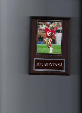 JOE MONTANA PLAQUE SAN FRANCISCO FORTY NINERS 49ers FOOTBALL NFL Cover