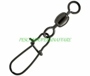 Bass Pro Shops Crane Swivel with Fast-Lock Snap COL.BLACK - Imagen 1 de 1