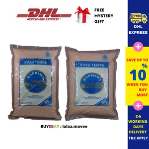 (10 x 500g) RAPRIMA TEMPEH RAGI TEMPE Starter Inoculum Tempeh Soya Protein DHL - Picture 1 of 7