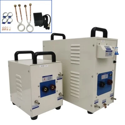 Máquina de calefacción por inducción de metal de alta frecuencia soldadura por calor soldadura de tubos de metal Foto 1 de 4