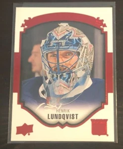 2015-16 cubierta superior retratos UD HENRIK LUNDQVIST rojo #P-7 - Imagen 1 de 2