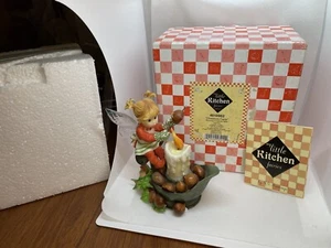 Enesco My Little Kitchen Fairies Chestnuts Fairie 2008 Christmas Candle Roasting - Picture 1 of 9